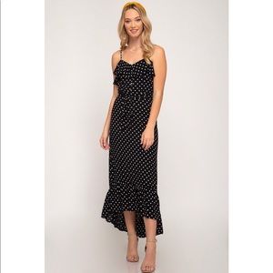 Ruffled Polka Dot Dress